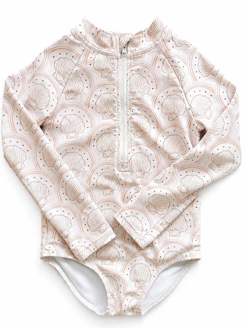 Sweet Pea Baby Long sleeve seashell swimsuit rashguard UPF50 size 4T